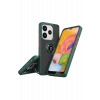 Mey İthalat®   Redmi Note 14 4G Montreal Yüzüklü Silikon Kapak - Yeşil