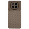 Mey İthalat®   Redmi Note 14 Pro 4G Kılıf Auto Focus Karbon Kapak - Kahverengi
