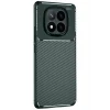 Mey İthalat®   Redmi Note 14 Pro 4G Kılıf Auto Focus Karbon Kapak - Koyu Yeşil