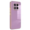 Mey İthalat®   Redmi Note 14 Pro 4G Kılıf Volet Silikon - Mor