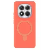 Mey İthalat®   Redmi Note 14 Pro 4G Regal Magsafe Standlı Kapak - Turuncu
