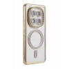 Mey İthalat®   Redmi Note 14 Pro 5G Joke Simli Magneticsafe Kılıf - Gold
