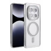 Mey İthalat®   Redmi Note 14 Pro 5G Joke Simli Magneticsafe Kılıf - Gümüş