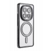 Mey İthalat®   Redmi Note 14 Pro 5G Joke Simli Magneticsafe Kılıf - Siyah