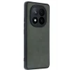 Mey İthalat®   Redmi Note 14 Pro 5G Kılıf Aras Deri Kapak - Koyu Yeşil