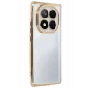 Mey İthalat®   Redmi Note 14 Pro 5G Kılıf  Lensli Silikon - Gold