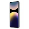 Mey İthalat®   Redmi Note 14 Pro 5G Kılıf Sara Kartvizitli Deri Kılıf - Lacivert