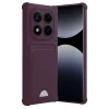 Mey İthalat®   Redmi Note 14 Pro Plus Kelvin Kartvizitli Silikon - Derin Mor