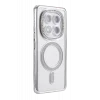 Mey İthalat®   Redmi Note 15 4G Joke Simli Magneticsafe Kılıf - Gümüş