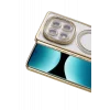 Mey İthalat®   Redmi Note 15 Pro Plus 5G Joke Simli Magneticsafe Kılıf - Gold