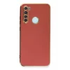 Mey İthalat®   Redmi Note 8 Kılıf Volet Silikon - Kırmızı