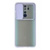 Mey İthalat®   Redmi Note 8 Pro Kılıf Palm Buzlu Kamera Sürgülü Silikon - Lila