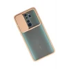 Mey İthalat®   Redmi Note 8 Pro Kılıf Palm Buzlu Kamera Sürgülü Silikon - Pembe