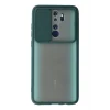 Mey İthalat®   Redmi Note 8 Pro Kılıf Palm Buzlu Kamera Sürgülü Silikon - Yeşil