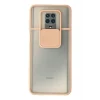 Mey İthalat®   Redmi Note 9 Pro Kılıf Palm Buzlu Kamera Sürgülü Silikon - Pembe