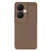 Mey İthalat®   Reno 11F Kılıf Auto Focus Karbon Kapak - Kahverengi