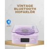 Mey İthalat® Retro Pikap Tasarımlı Bluetooth Hoparlör – Projektörlü Şarjlı Lamba