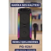 Mey İthalat® RGB Işıklı Çift Hoparlörlü Taşınabilir Bluetooth Speaker ve Mikrofon Yeni Nesil