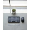 Mey İthalat® RGB Işıklı Kablosuz Mini Klavye 10 mm İnce Gövde