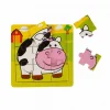 Mey İthalat® S00002907 PUZZLE ANIMALS 9 PCS 3 AST
