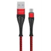 Mey İthalat®  S61 Micro USB Kablo 1.2M 2.1A - Kırmızı