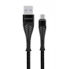 Mey İthalat®  S61 Micro USB Kablo 1.2M 2.1A - Siyah