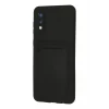 Mey İthalat®  Samsung Galaxy A02 Kılıf Kelvin Kartvizitli Silikon - Siyah