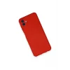Mey İthalat®  Samsung Galaxy A04 Kılıf Nano içi Kadife Silikon - Kırmızı