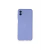 Mey İthalat®  Samsung Galaxy A04 Kılıf Nano içi Kadife Silikon - Lila