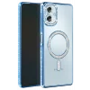 Mey İthalat®  Samsung Galaxy A06 Joke Simli Magneticsafe Kılıf - Mavi