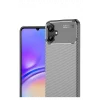 Mey İthalat®  Samsung Galaxy A06 Kılıf Auto Focus Karbon Kapak - Gri