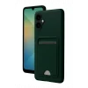 Mey İthalat®  Samsung Galaxy A07 4G Kelvin Kartvizitli Silikon - Koyu Yeşil