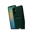 Mey İthalat®  Samsung Galaxy A07 4G Kelvin Kartvizitli Silikon - Koyu Yeşil