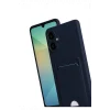 Mey İthalat®  Samsung Galaxy A07 4G Kelvin Kartvizitli Silikon - Lacivert