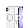 Mey İthalat®  Samsung Galaxy A07 4G Kross Magneticsafe Kapak - Gümüş