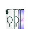 Mey İthalat®  Samsung Galaxy A07 4G Kross Magneticsafe Kapak - Koyu Yeşil