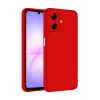Mey İthalat®  Samsung Galaxy A07 4G Nano içi Kadife Silikon - Kırmızı