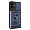Mey İthalat®  Samsung Galaxy A07 4G Pars Lens Yüzüklü Silikon - Lacivert