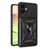 Mey İthalat®  Samsung Galaxy A07 4G Pars Lens Yüzüklü Silikon - Siyah