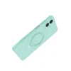 Mey İthalat®  Samsung Galaxy A07 4G Regal Magsafe Standlı Kapak - Su Yeşili