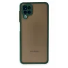 Mey İthalat®  Samsung Galaxy A12 Kılıf Montreal Silikon Kapak - Yeşil