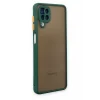 Mey İthalat®  Samsung Galaxy A12 Kılıf Montreal Silikon Kapak - Yeşil
