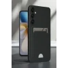 Mey İthalat®  Samsung Galaxy A16 5G Kılıf Kelvin Kartvizitli Silikon - Bordo