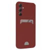Mey İthalat®  Samsung Galaxy A16 5G Kılıf Kelvin Kartvizitli Silikon - Bordo