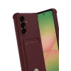 Mey İthalat®  Samsung Galaxy A17 5G Kelvin Kartvizitli Silikon - Bordo
