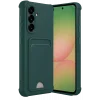 Mey İthalat®  Samsung Galaxy A17 5G Kelvin Kartvizitli Silikon - Koyu Yeşil