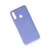 Mey İthalat®  Samsung Galaxy A20S Kılıf Nano içi Kadife Silikon - Lila