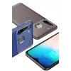 Mey İthalat®  Samsung Galaxy A21 Kılıf Auto Focus Karbon Kapak - Kahverengi
