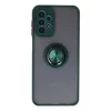 Mey İthalat®  Samsung Galaxy A23 4G Kılıf Montreal Yüzüklü Silikon Kapak - Yeşil