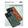 Mey İthalat®  Samsung Galaxy A26 Kılıf Aras Deri Kapak - Koyu Yeşil